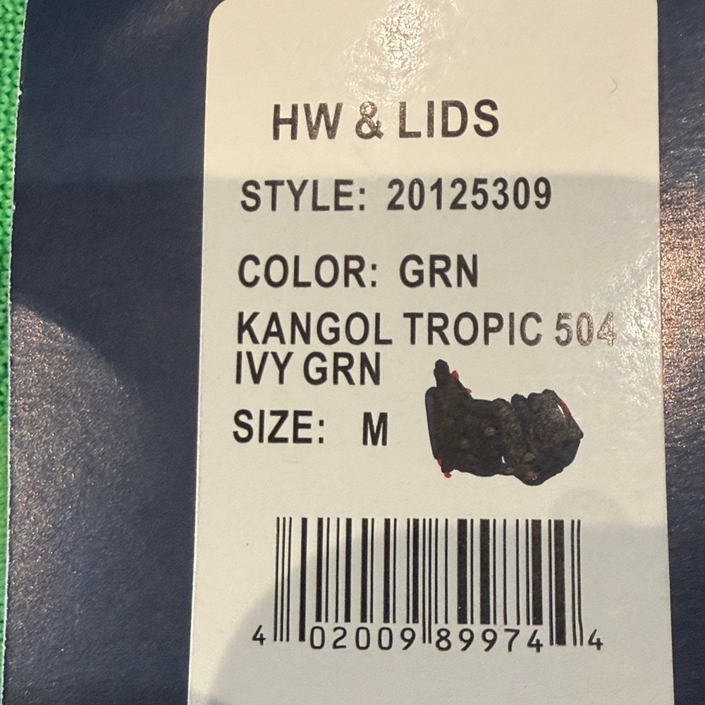 Kangol Lightweight Knit Beret in Mint Green - Picture 3 of 5